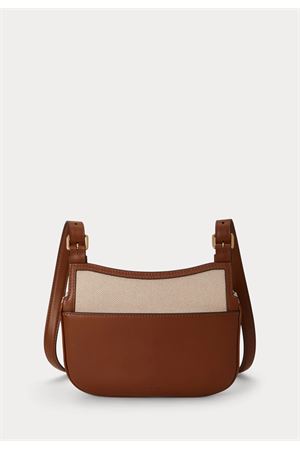 Marcy Crsbdy-Crossbody-Medium-Crs Dye Cvs/Ntrl Sm LAUREN RALPH LAUREN | Tracolla | 431P10512001